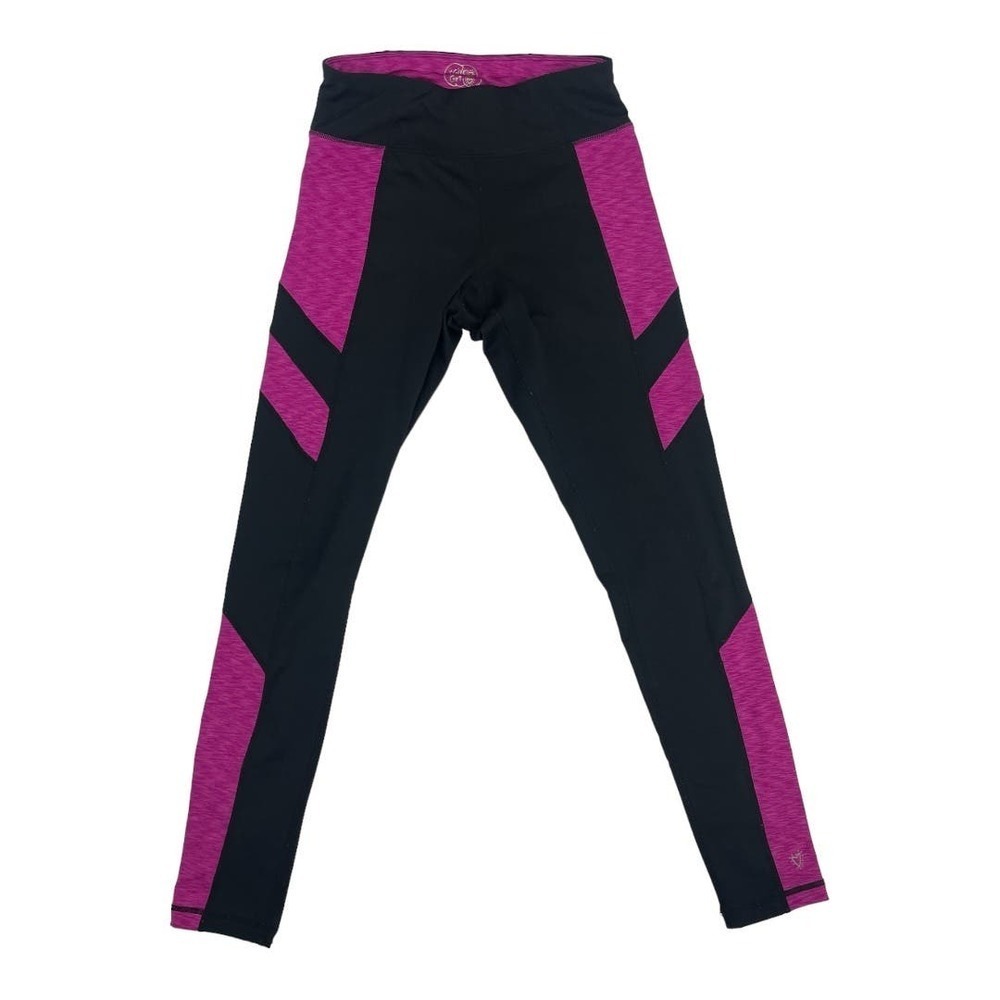 Betsey Johnson Performance Women's Black Pink Leggings Size Small S